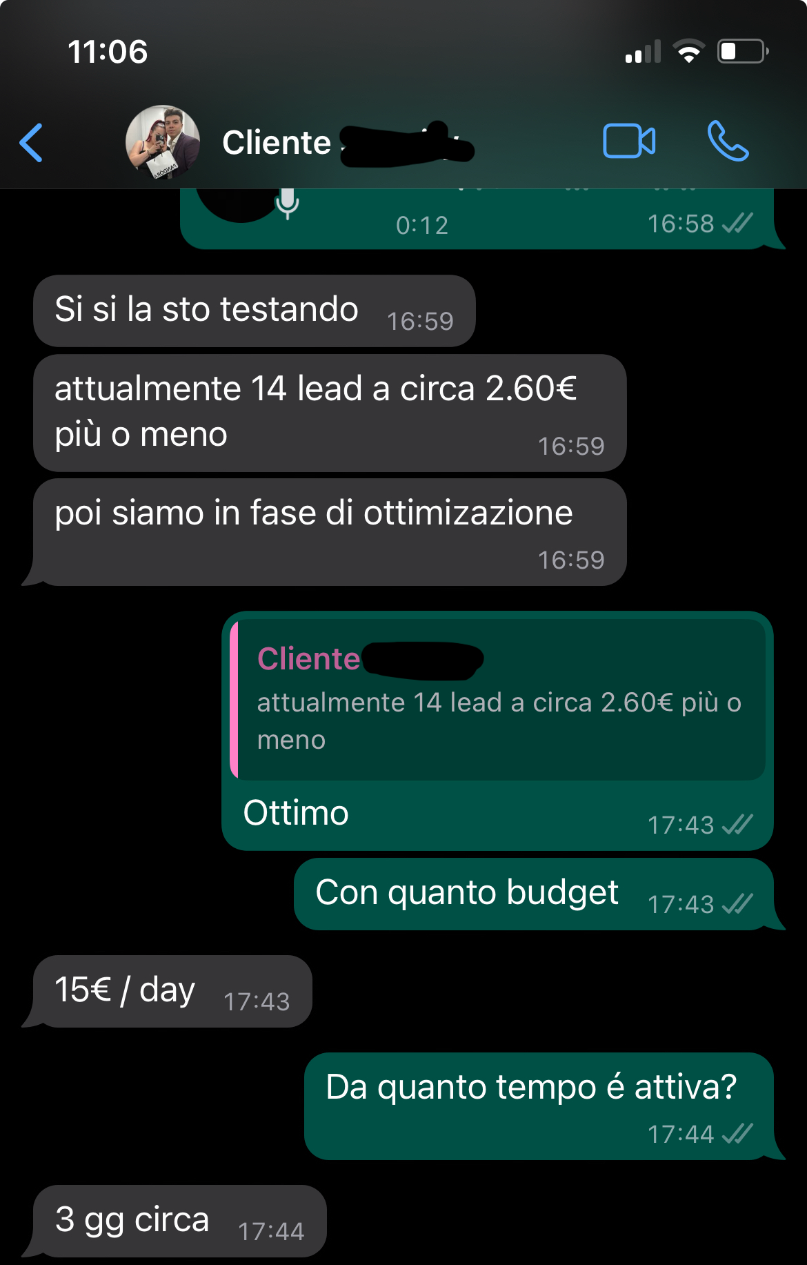 Recensione cliente Gerardo